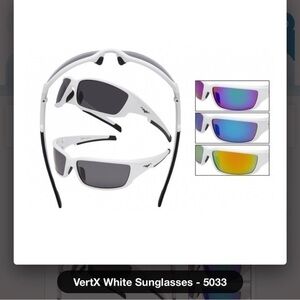 VertX White Framed Sunglasses - 5033 New